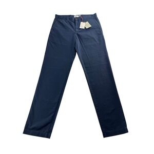 Club Monaco Bennett Slim Fit Chino Navy Blue Mens Pants 30/32 NWT